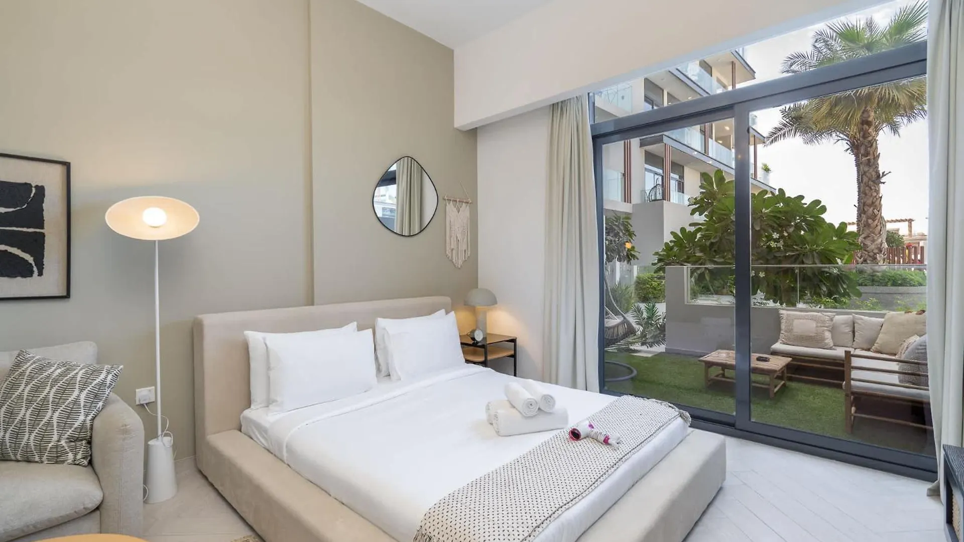 Minimalist Studio With Nature-Inspired Balcony In Jvc Dubai 0*,  United Arab Emirates