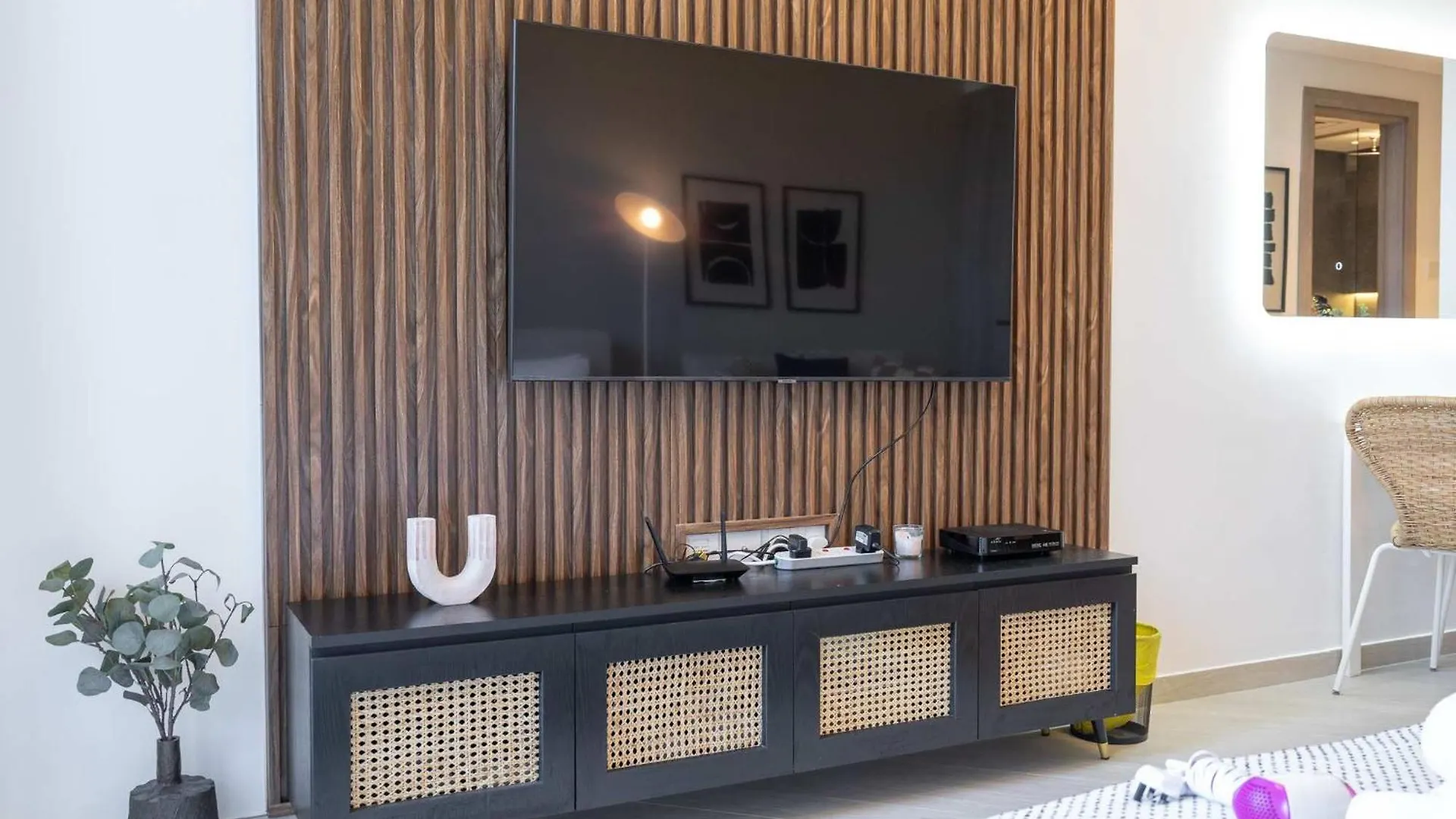 Apartment Minimalist Studio With Nature-Inspired Balcony In Jvc Dubai United Arab Emirates