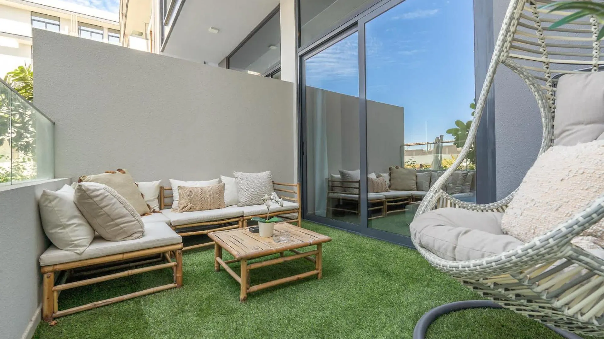 Minimalist Studio With Nature-Inspired Balcony In Jvc Dubai