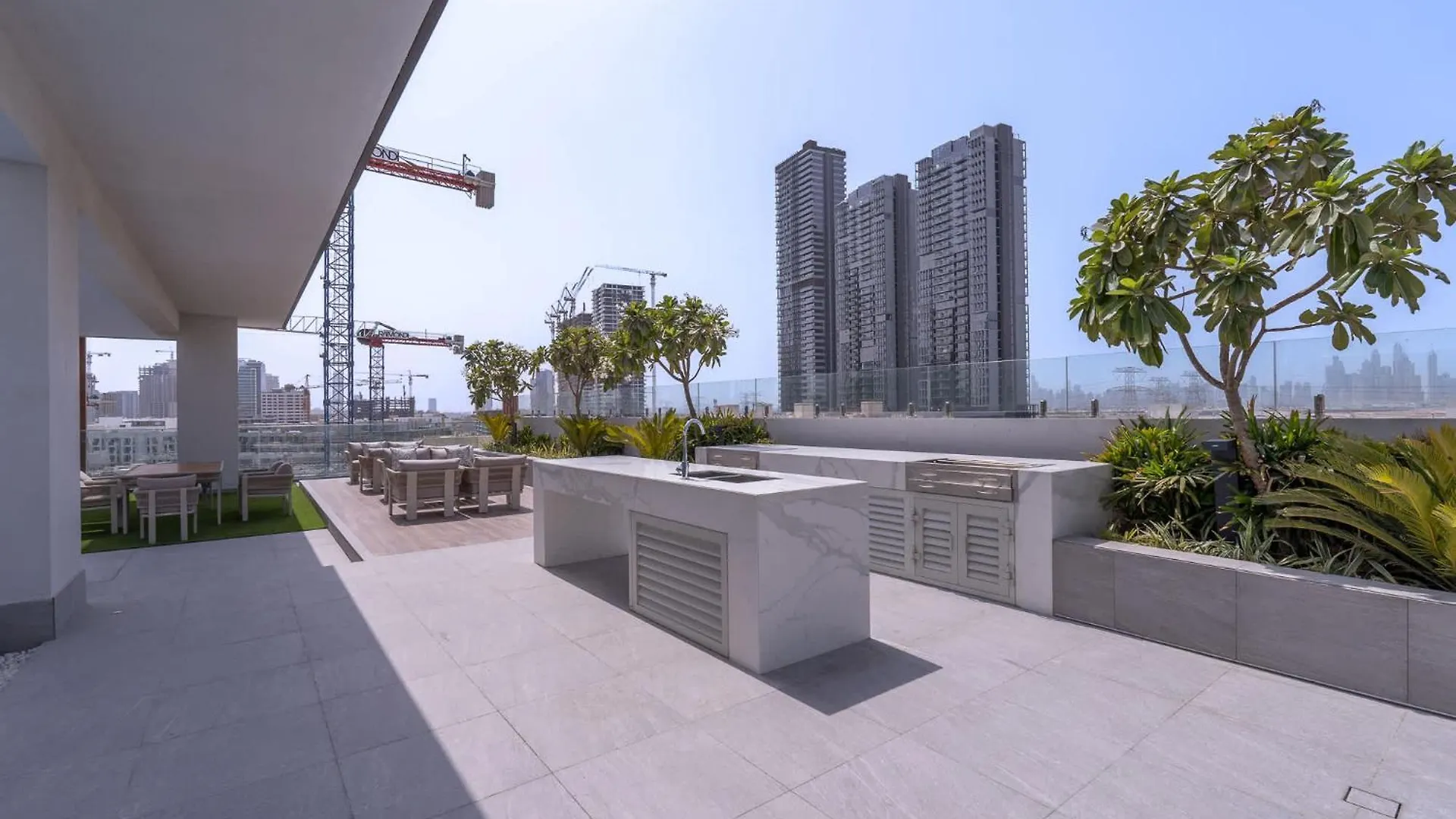 Apartment Minimalist Studio With Nature-Inspired Balcony In Jvc Dubai